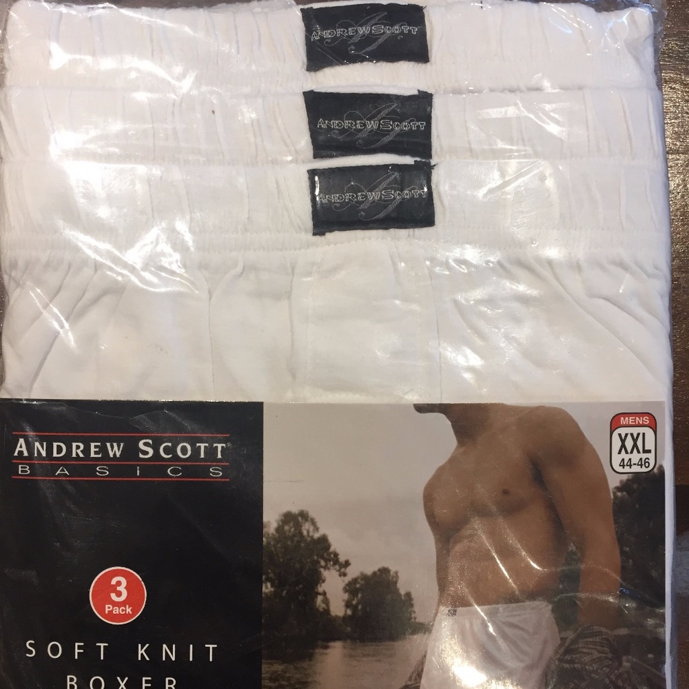 Andrew Scott Basics Soft Knit Boxer 3 pack